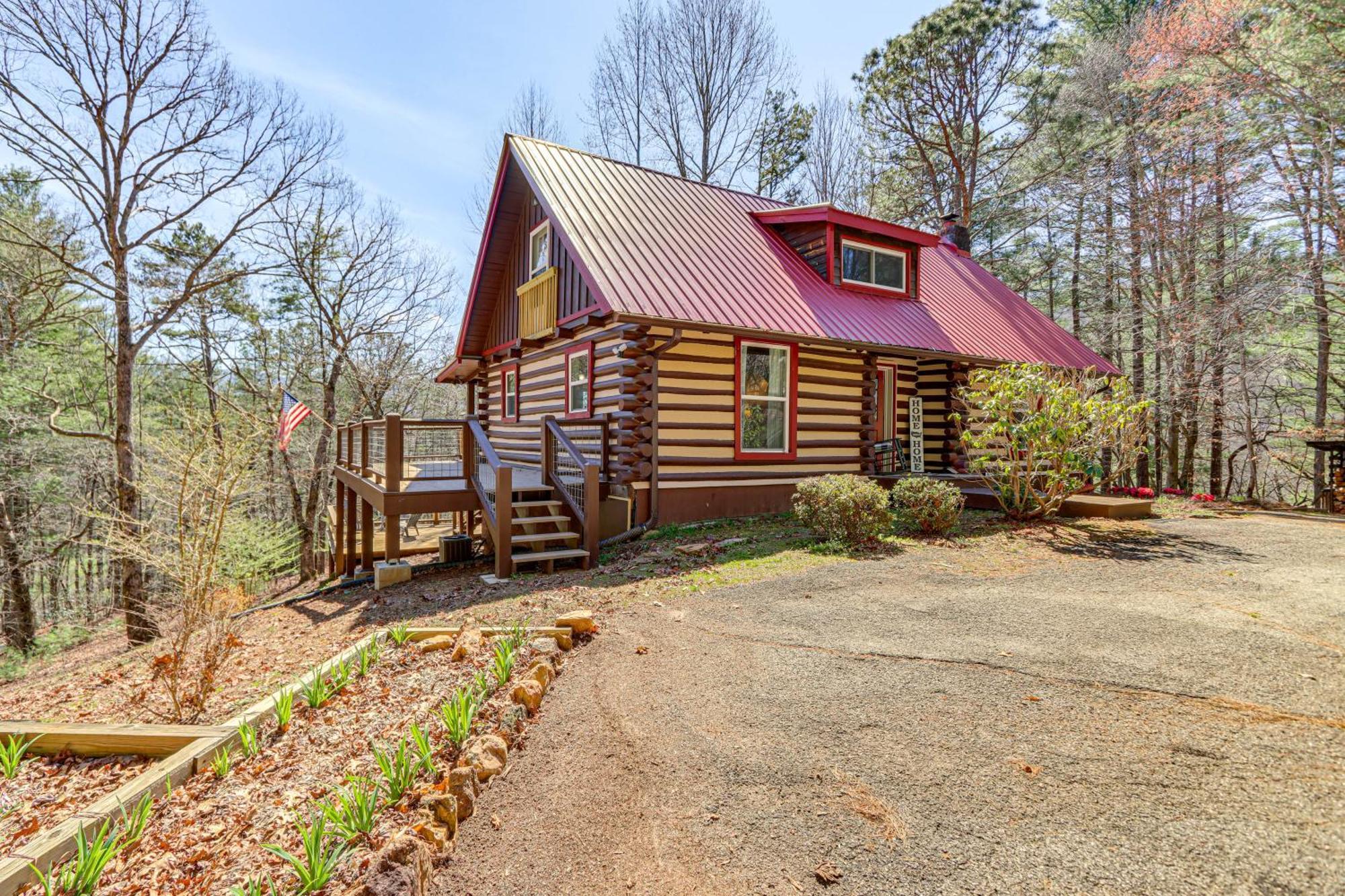 Dog-Friendly Hiawassee Cabin With Decks And Fire Pit! Exterior foto